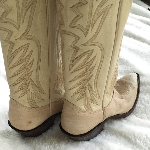 🚫SOLD🚫 Vintage Leather Nocona Cowboy Boots - Picture 3 of 7